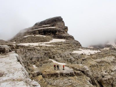 014-Im Klettersteig Sentiero Benini